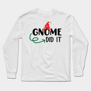 Cheeky Christmas Gnomes III Long Sleeve T-Shirt